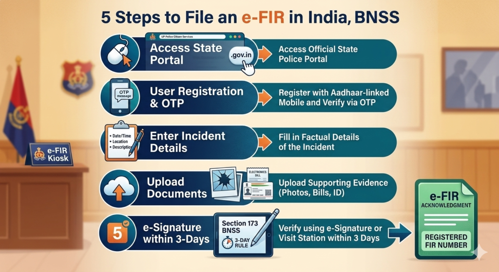 how to file e fir
